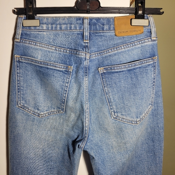 ❤️ 3 for $35 Aritzia denim forum arlo high rise straight leg jeans 26L blue 25 - Picture 6 of 11